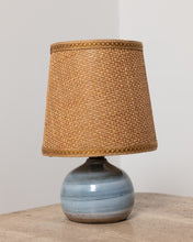 Load image into Gallery viewer, Miniature Ceramic Blue Lamp Base
