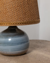 Load image into Gallery viewer, Miniature Ceramic Blue Lamp Base
