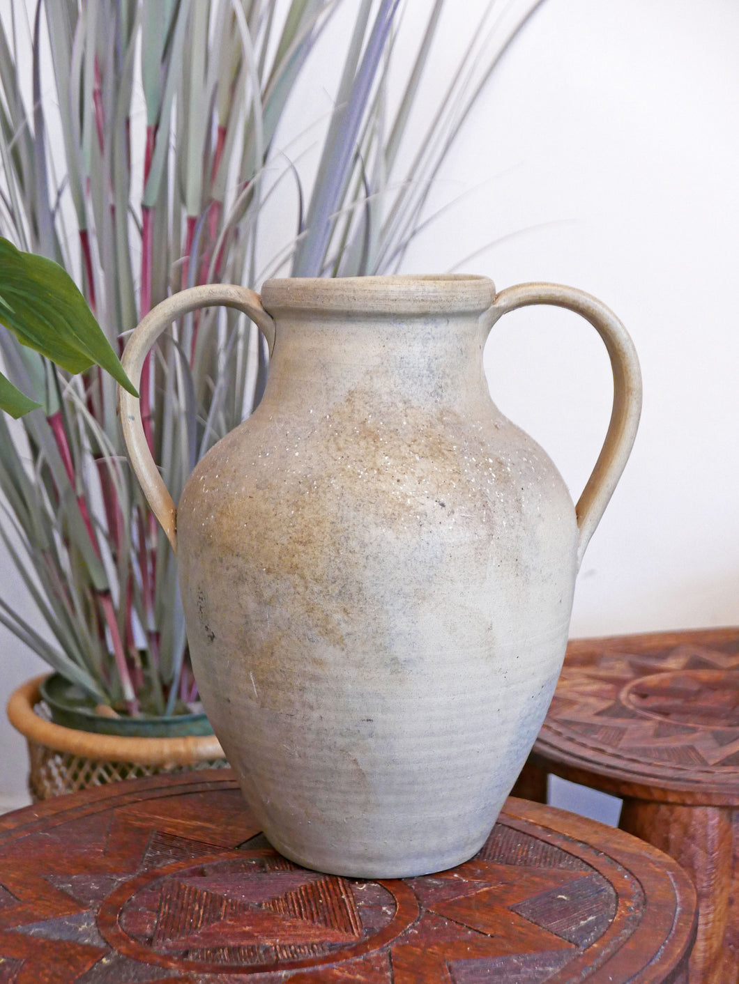 A Rustic Pottery Urn