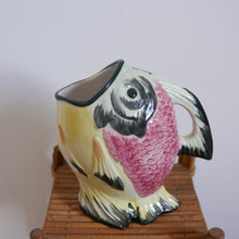 Load image into Gallery viewer, Vintage Hand Painted Italian Ceramic Fish Jug
