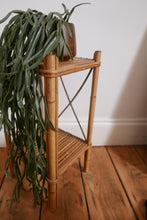 Load image into Gallery viewer, Vintage French Bamboo Plant Stand
