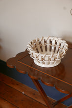 Load image into Gallery viewer, French Woven Porcelain Fruit Bowl
