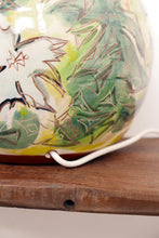 Load image into Gallery viewer, Beautiful Vibrant Ceramic Lamp Signed ROMAY
