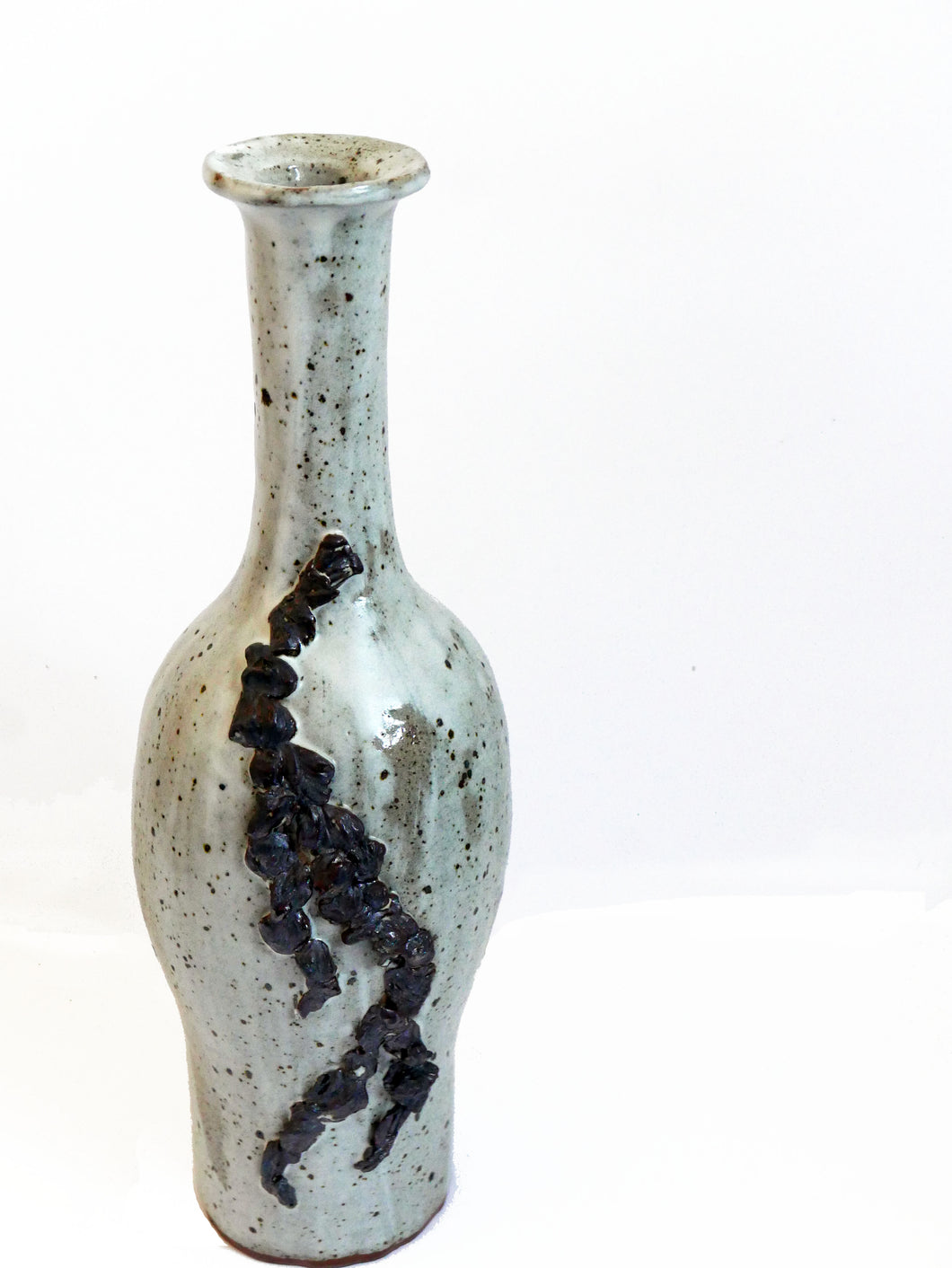 Tall Mid Century Stoneware Vase