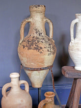 Load image into Gallery viewer, Large Vintage Terracotta Amphora with stand
