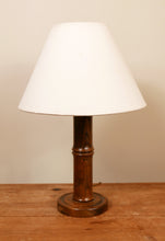 Load image into Gallery viewer, Vintage French Faux Bamboo Wooden Table Lamp
