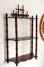 Load image into Gallery viewer, French Faux Bamboo Hanging Shelf
