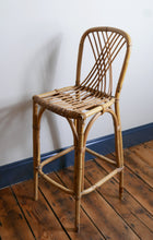Load image into Gallery viewer, Mid Century Bamboo Bar Stool

