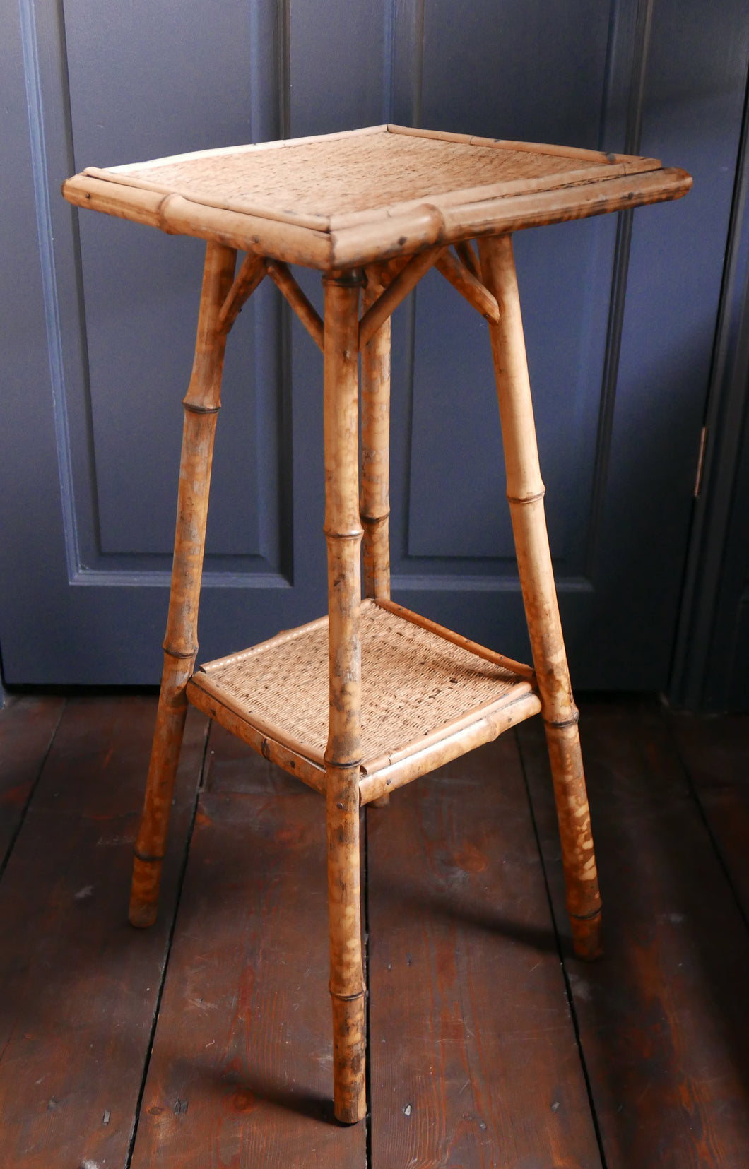 Victorian Tiger Bamboo Side Table