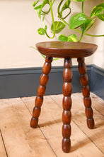 Load image into Gallery viewer, French Bobbin Turned Milking Stool
