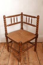 Load image into Gallery viewer, Antique Bobbin Turned Corner Chair
