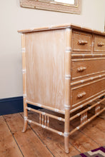Load image into Gallery viewer, Faux Bamboo Pine Chest Of Drawers
