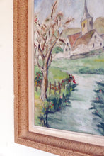 Load image into Gallery viewer, French Landscape Oil on Board

