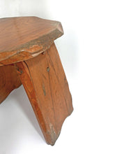 Load image into Gallery viewer, Rustic Wooden Stool
