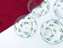 Load image into Gallery viewer, Floral Hand Painted 1950&#39;s Champagne Glasses / coupe
