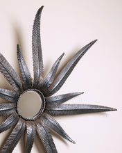 Load image into Gallery viewer, Spanish Mid-Century Mini Sunburst Mirror
