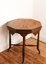 Load image into Gallery viewer, Victorian Octagonal Marquetry Occasional Table
