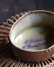 Load image into Gallery viewer, Studio Pottery Vintage Ceramic Glazed Planter / vase
