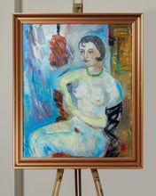 Load image into Gallery viewer, Portrait Painting of a Nude Female
