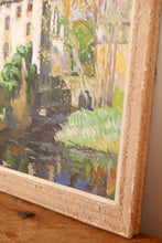 Load image into Gallery viewer, French Framed Oil On Canvas of a Chateau
