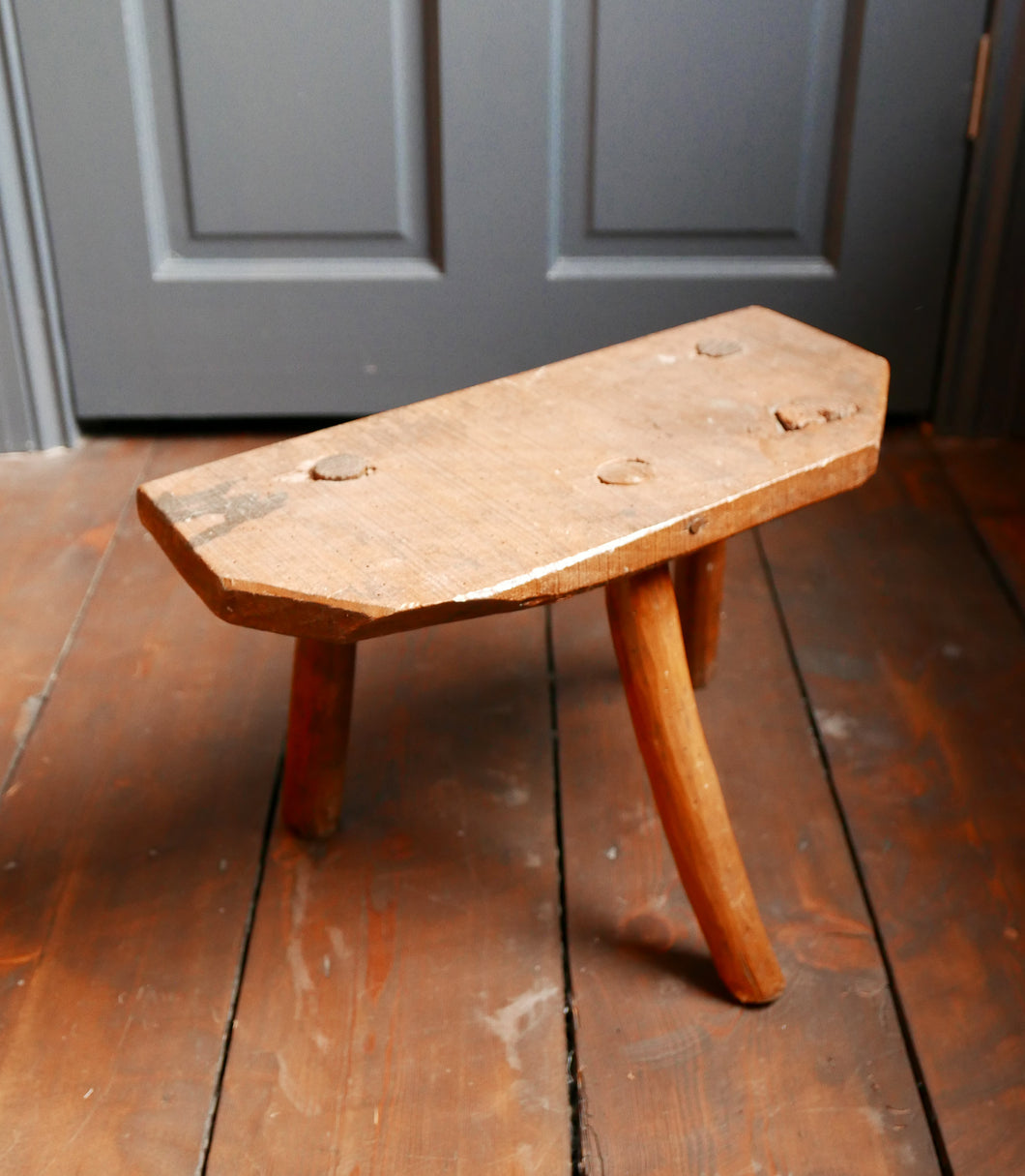 Rustic French Milking Stool