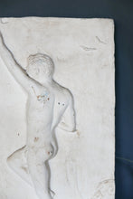 Load image into Gallery viewer, Vintage French Chalk Bas Relief Of Male Nude
