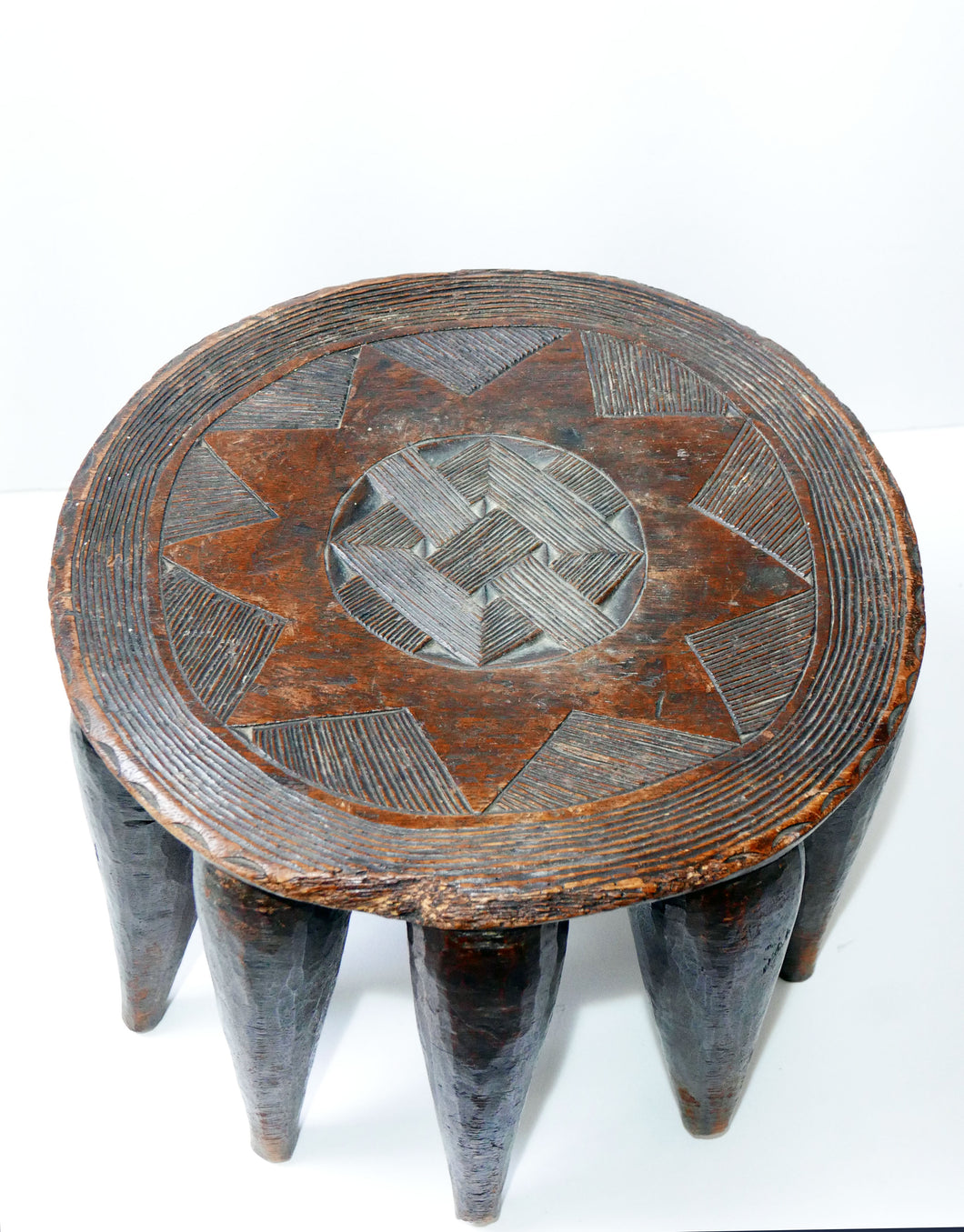 Early 20th Century Nupe Tribal Stool