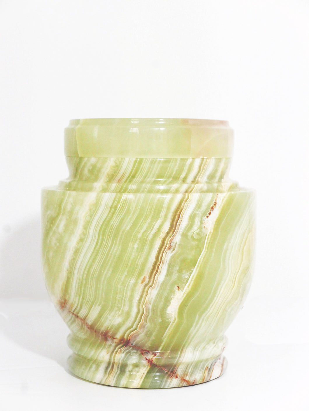 Vintage Green Onyx Vessel