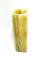 Load image into Gallery viewer, Vintage midcentury Green Onyx tall vase for sale
