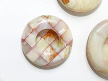 Load image into Gallery viewer, Pink Onyx Patchwork vintage bowl 
