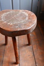 Load image into Gallery viewer, Primitive Three Legged French Stool
