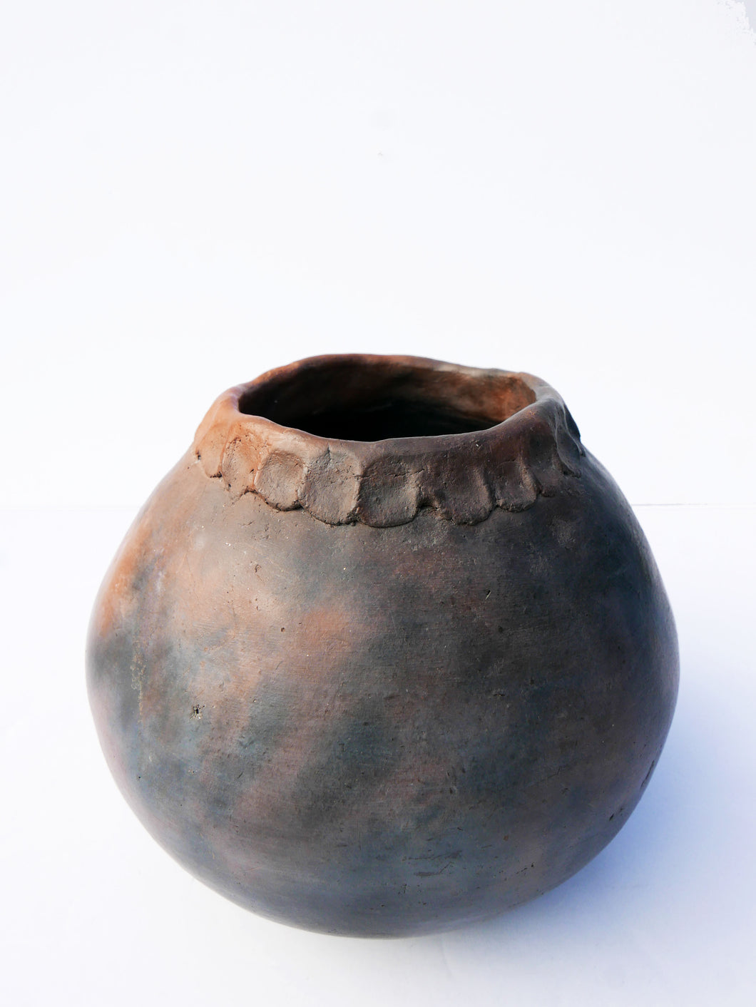 Primitive Indigenous Clay Handmade Vase