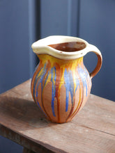 Load image into Gallery viewer, Vintage Hand Painted Terracotta Jug
