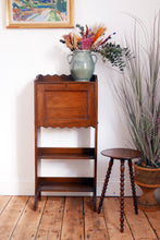 Load image into Gallery viewer, Edwardian Arts And Crafts Mahogany Bureau With Scalloped Edge
