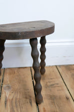 Load image into Gallery viewer, Rustic Bobbin Leg French Milking Stool
