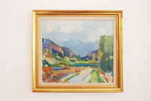 Load image into Gallery viewer, Swedish landscape Oil On Canvas, By Artish LARS FALK.
