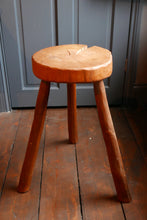 Load image into Gallery viewer, Rustic French Three Legged Stool  Stool

