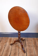 Load image into Gallery viewer, Victorian Mahogany Tilt-Top Table With Bobbin Turned Steam
